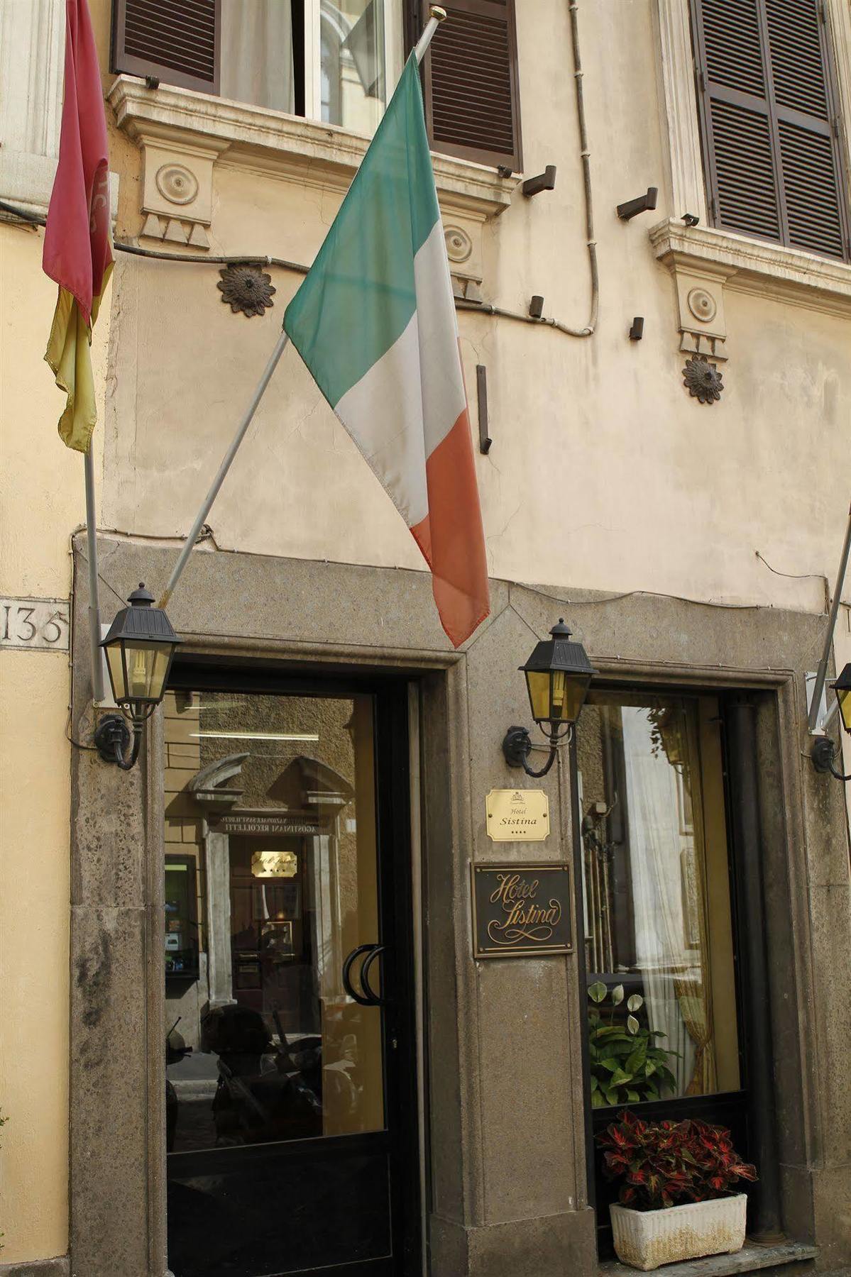 Hotel Sistina Рим Екстер'єр фото